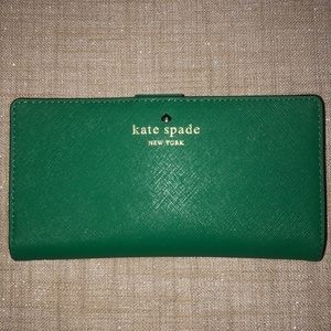 Kate Spade Cedar Street Wallet Emerald Green